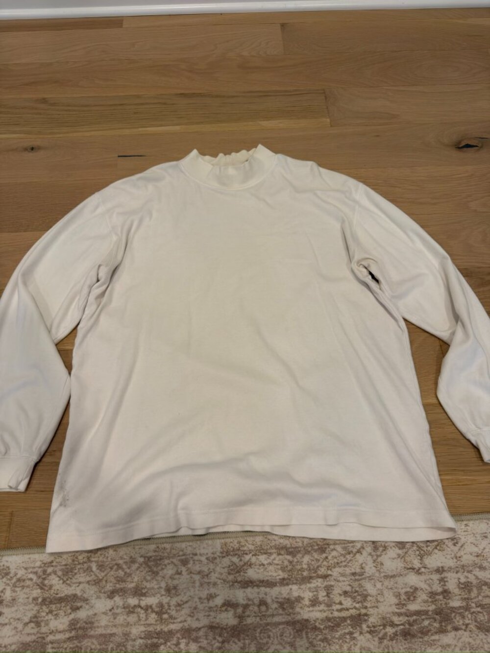St. Johns Bay White Mock Neck